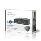 Aktív Toslink Optikai Switch - 4 Bemenet - Távirányító