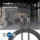 Nedis prémium digitális optikai kábel - Fonott szigetelés - 1 m