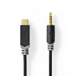 USB-C - jack kábel - 3.5mm jack dugó - 1m