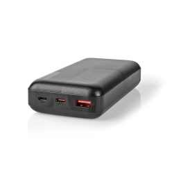 Nedis 20000 mAh Powerbank - 18 W USB-C PD - USB-A QC