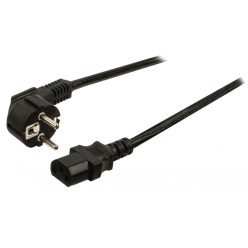 Hálózati tápkábel IEC-320-C13, 10A, 3x 1,5 mm2