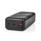 Nedis Powerbank 30000 mAh - 20 W USB-C PD - USB-A QC