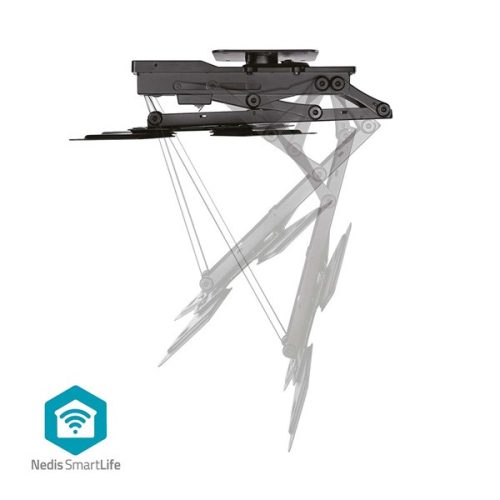 Nedis TVCM5850BK motoros mennyezeti / plafon TV / monitor állvány / tartó konzol, 23-65", dönthető, forgatható, WIFI