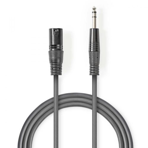 Nedis 6,3mm jack - XLR kábel | Szimmetrikus l 1,5 m
