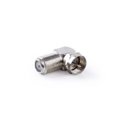 Nedis 90 fokos F adapter 90° -, F Dugó - F aljzat - 10db