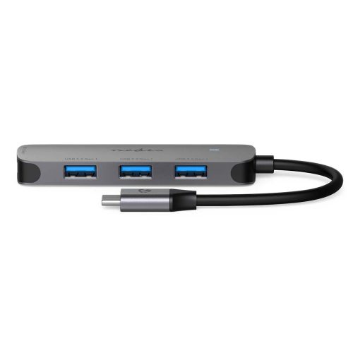 USB elosztó HUB - USB-C - 4x USB A -  USB 3.2 Gen 1
