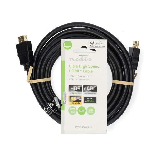 Nedis HDMI kábel - eARC - 8K 60Hz - HDR - 3m