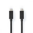 Nedis USB-C gyorstöltő kábel - 100 W - 20 Gbps - 1m