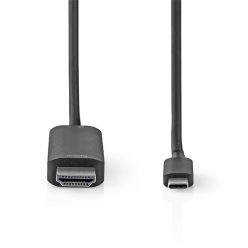 Nedis USB-C - HDMI kábel - USB 3.2 Gen 1 - 4K@60Hz - 1m