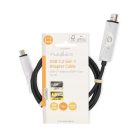 Nedis USB-C - HDMI kábel - USB 3.2 Gen 1 - 4K@60Hz - 1m