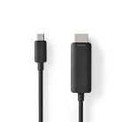 Nedis USB-C - HDMI kábel - USB 3.2 Gen 1 - 4K@60Hz - 2m