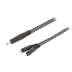 Nedis 3,5mm jack - 2x RCA kábel - 3 m