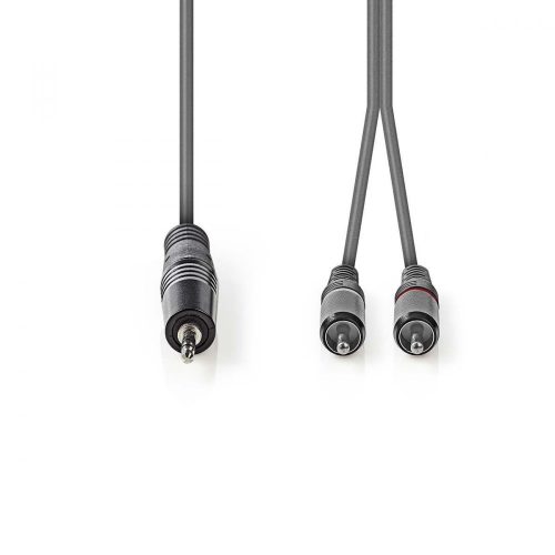 Nedis 3,5mm jack - 2x RCA kábel - 3 m
