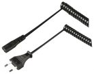 Nedis CEGL11062BK20 borotva táp kábel IEC-320-C1, 2 x 0.75 mm˛, hossz 2m