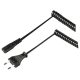 Nedis CEGL11062BK20 borotva táp kábel IEC-320-C1, 2 x 0.75 mm˛, hossz 2m