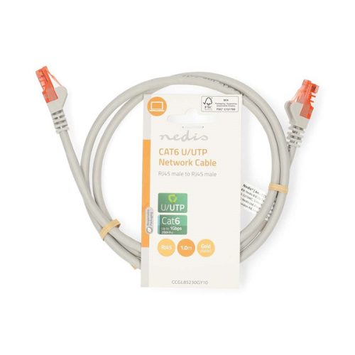 Nedis UTP Cat6 patch kábel - 1m