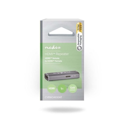 Nedis HDMI Repeater - Erősítő - 8K@60Hz - 48 Gbps - 25m