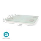 Nedis Bluetooth Okos Mérleg - max. 180kg - Android / IOS