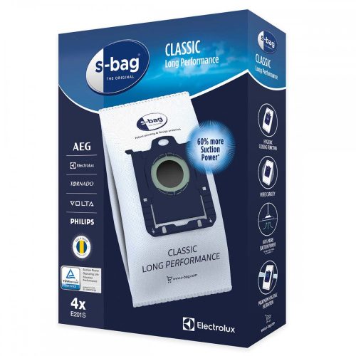 Electrolux E201S S-bag porszívó porzsák - 4db