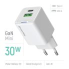 Colorway Type-C - USB-A Mini Hálózati Töltő - GaN - PD + USB QC4.0