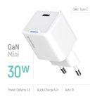 COLORWAY AC töltő GaN Mini CW-CHS054PD-WT 30W PD port PPS USB-C fehér
