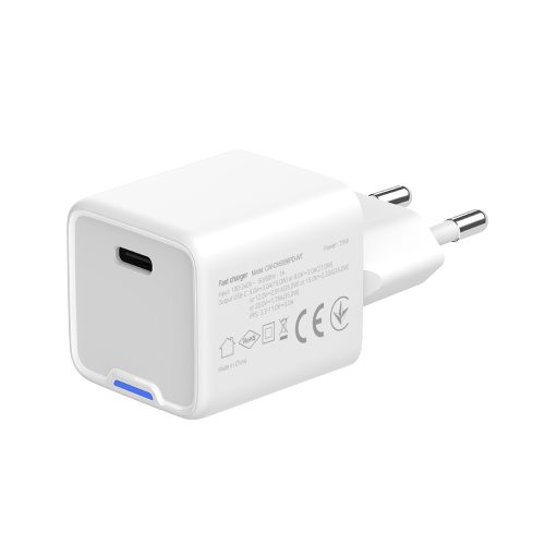 Colorway GaN USB-C Mini Hálózati töltő 35W PPS Fehér