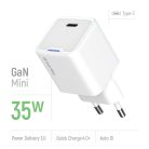Colorway GaN USB-C Mini Hálózati töltő 35W PPS Fehér