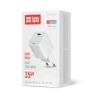 Colorway GaN USB-C Mini Hálózati töltő 35W PPS Fehér