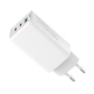 COLORWAY AC töltő GaN Mini CW-CHS058PD-WT 65W PD port PPS USB (USB-2C1A) fehér
