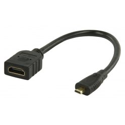micro HDMI kábel ethernettel 20cm