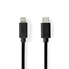 Nedis Apple Lightning - USB-C Kábel - MFI - 1m