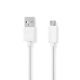 Nedis USB-C - USB kábel - Gyorstöltés - 60 W - 2 m - Fehér