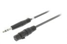 Nedis 6,3mm jack - XLR kábel - Szimmetrikus - 1,5 m