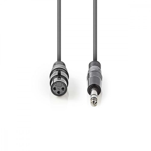 Nedis 6,3mm jack - XLR kábel - Szimmetrikus - 1,5 m
