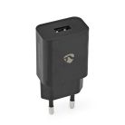 Nedis hálózati USB töltő adapter 2.4A 12W fekete