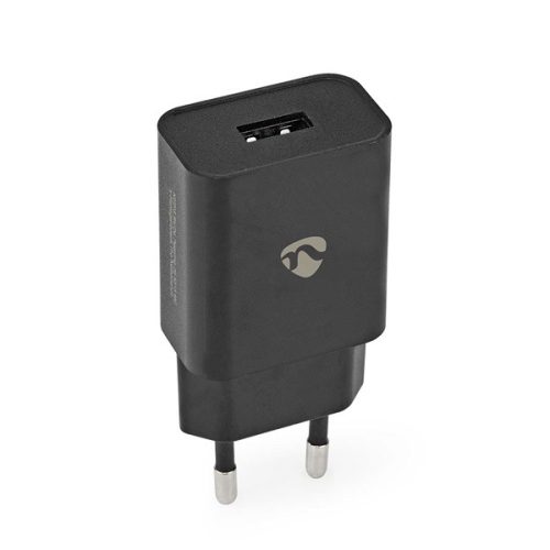 Nedis hálózati USB töltő adapter 2.4A 12W fekete