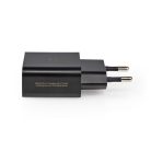 Nedis hálózati USB töltő adapter 2.4A 12W fekete