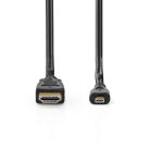 micro HDMI - HDMI kábel ARC - 4K@30Hz - 1.5 m
