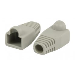 RJ45 8P8C törésgátló - szürke - 10 db