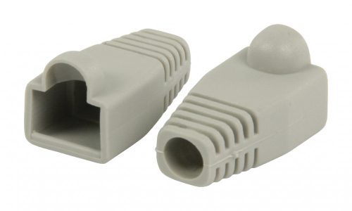 RJ45 8P8C törésgátló - szürke - 10 db