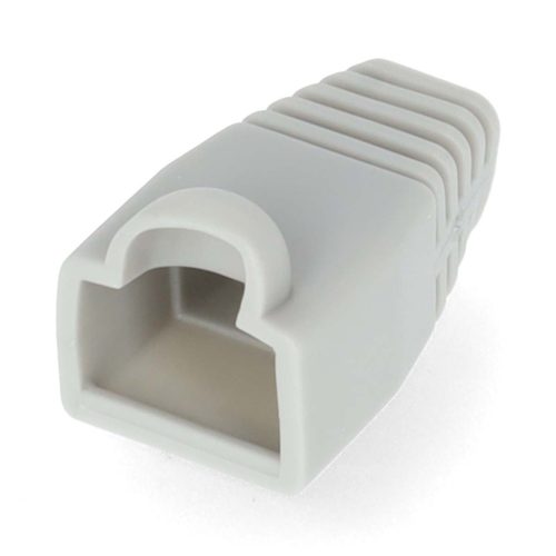 RJ45 8P8C törésgátló - szürke - 10 db