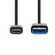 Nedis USB-A - USB-C kábel - USB 3.2 Gen 1 60W 5Gbps - 1m