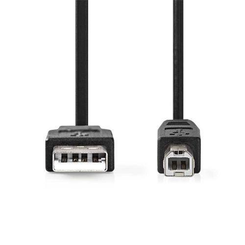 Nedis USB Nyomtató Kábel - AB Kábel - USB2.0 - 10W - 0,5m