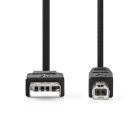 Nedis USB Nyomtató Kábel - AB Kábel - USB2.0 - 10W - 1m