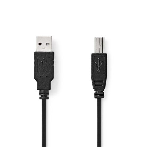 Nedis USB Nyomtató Kábel - AB Kábel - USB2.0 - 10W - 1m