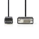 DisplayPort - DVI kábel 1.8m
