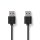 USB-A kábel - Fekete - 2m