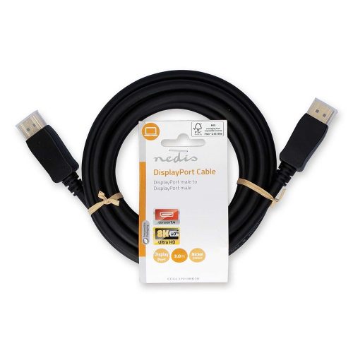 Nedis DisplayPort 1.4 kábel - 8K - 3,00 m