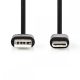 Nedis USB-C - USB 2.0 kábel - 5 W - 1 m