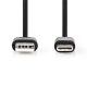 Nedis USB-C - USB 2.0 kábel - 5 W - 2 m